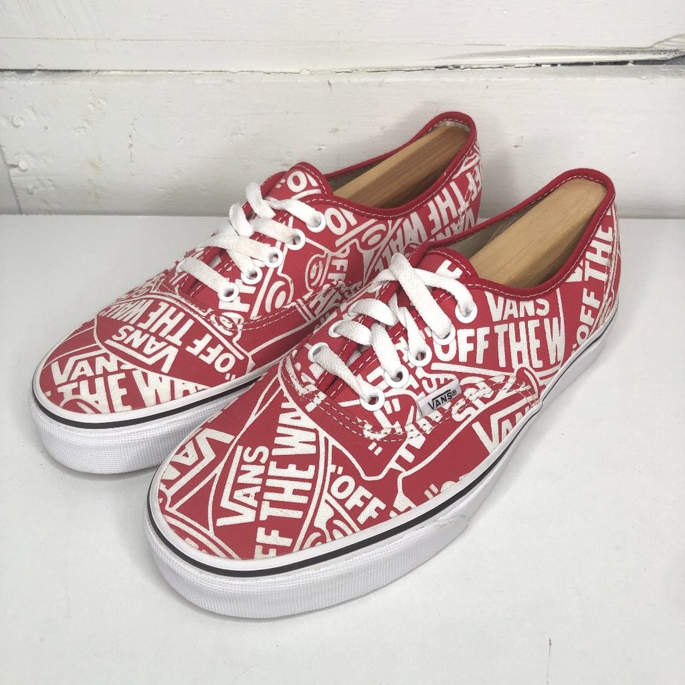 Vans Mens 8 Doheny Racing Red White OTW Repeat